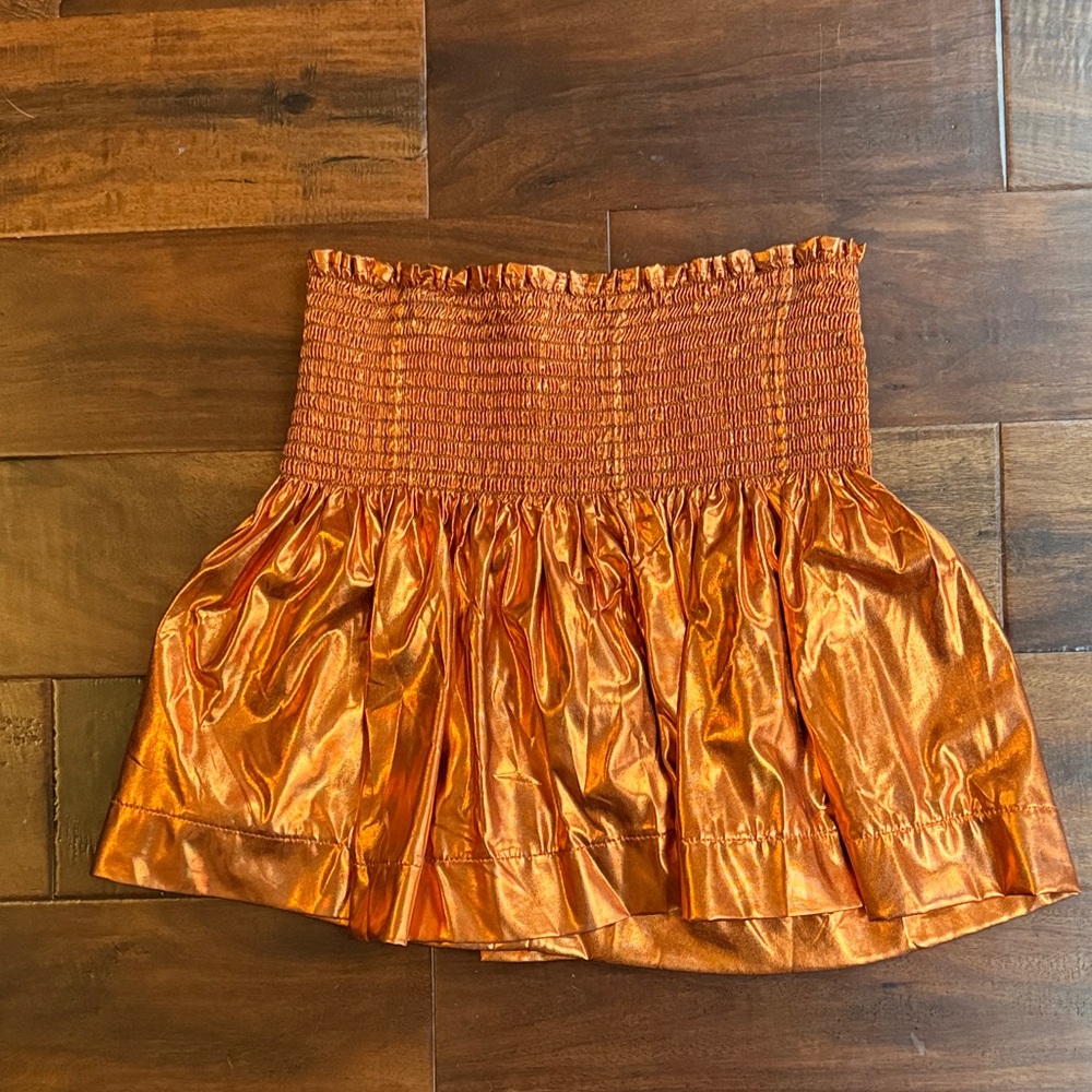 Queen of Sparkles XS Orange swing shorts